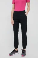 Spodnie sportowe damskie - Columbia spodnie outdoorowe Firwood Camp II damskie kolor czarny proste medium waist - miniaturka - grafika 1