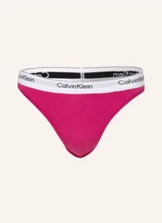 Majtki damskie - Calvin Klein Stringi Modern Cotton pink - grafika 1