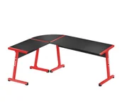 Biurka gamingowe - Huzaro Hero 6.0 (czerwony) - Kup na Raty - - miniaturka - grafika 1