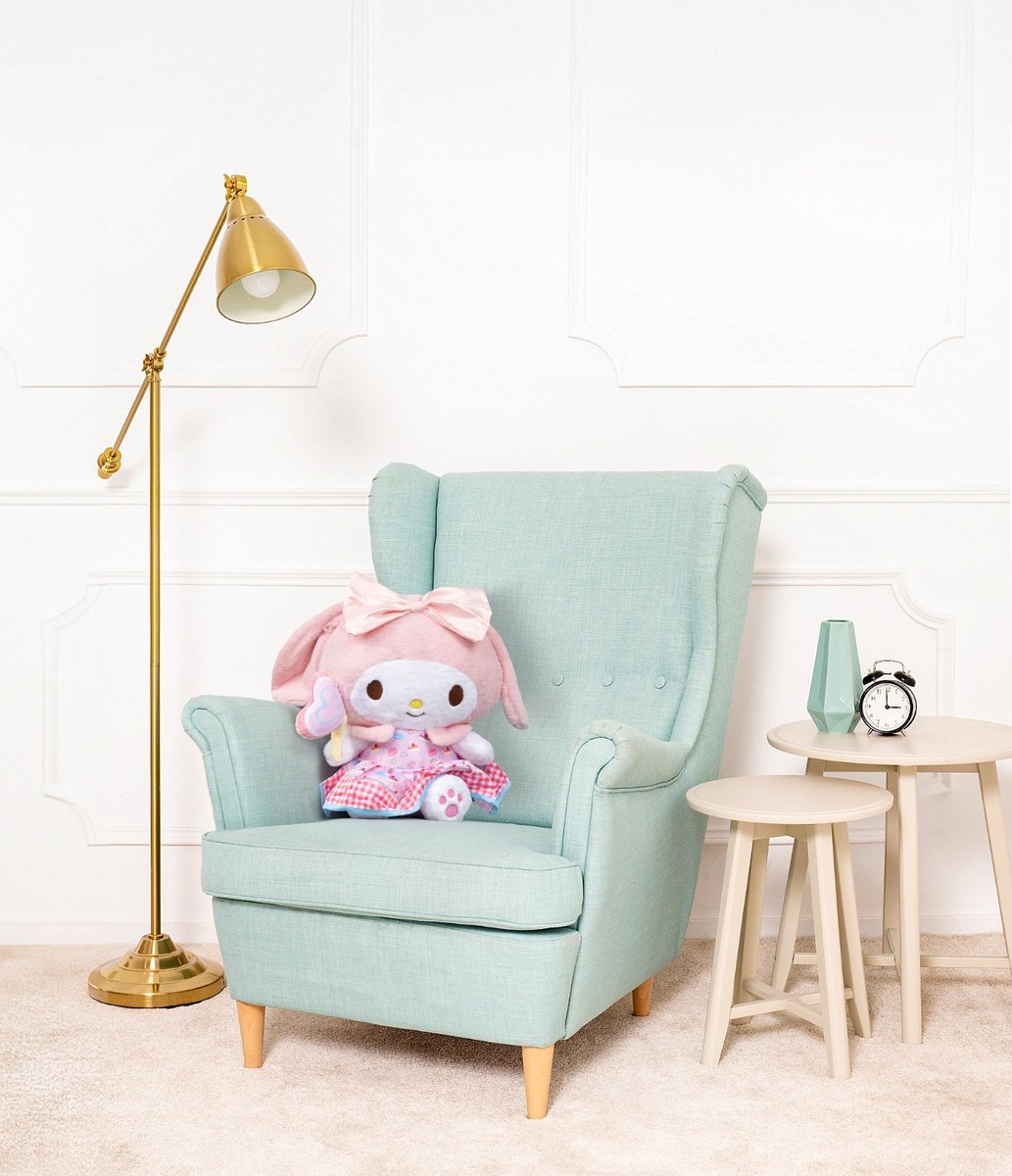 DUŻY MIŚ PLUSZOWY BAJKA HELLO KITTY MY MELODY LIZAK Z SERCEM - 50CM