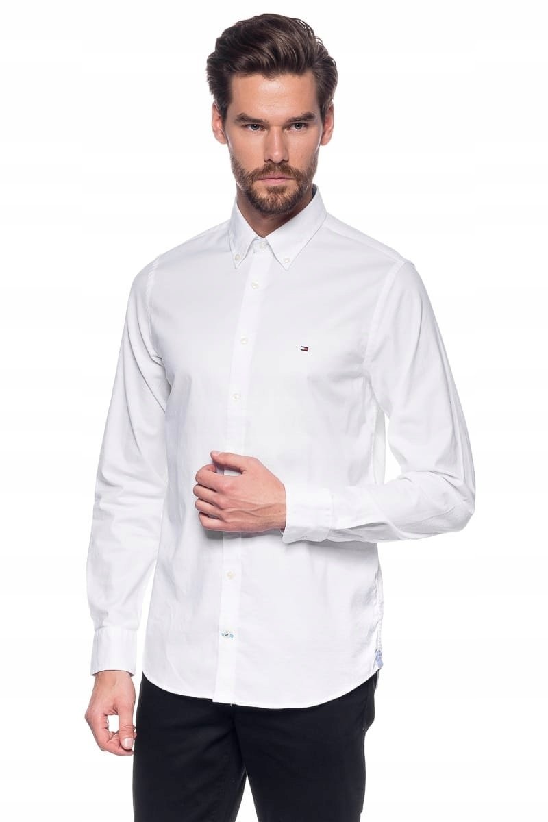 Tommy Hilfiger koszula męska Oxford SLIM Fit Stretch r. XL