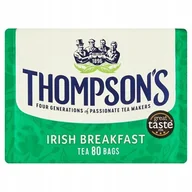 Herbata - THOMPSONS IRISH BREAKFAST 4x80 herbata 250g IRL - miniaturka - grafika 1