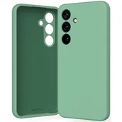 Etui i futerały do telefonów - Etui MERCURY Silicone do Samsung Galaxy S25 Zielony - miniaturka - grafika 1