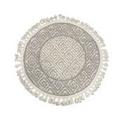 Dywany - Dywan Jardin okrągły 120 cm szary - miniaturka - grafika 1