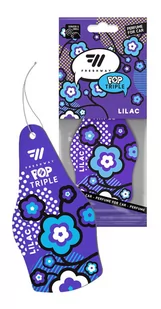 LILAC | FRESHWAY Pop Dry Triple - zawieszka XXL - Zapachy samochodowe - miniaturka - grafika 1