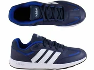 Trampki damskie - Adidas Tensaur Switch J JH9249 Buty Tenisówki Trampki Dziecięce Granatowe - miniaturka - grafika 1