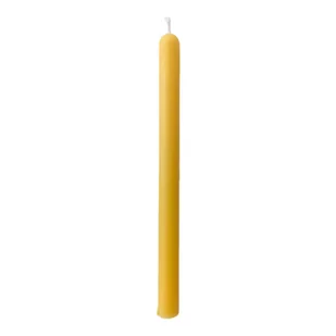 Świeca intencyjna do rytuałów naturalna żółta (wosk pszczeli 100%) - Świece - miniaturka - grafika 1
