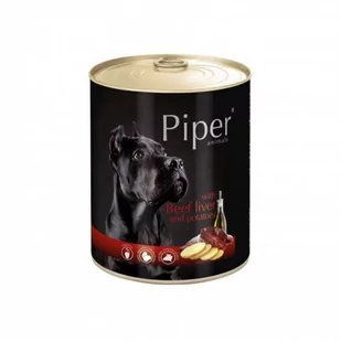 Łuków Piper Pies Wątroba wołowa i ziemniaki puszka 800g - Mokra karma dla psów - miniaturka - grafika 2