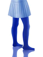 Rajstopy - Claudia Niebieskie Rajstopy Poliamid Dziecięce-152-158 - miniaturka - grafika 1