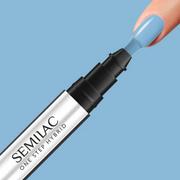 Lakiery hybrydowe - Semilac Semilac One Step Hybrid Baby Blue S810 3ml ZE0503-SOSS810 - miniaturka - grafika 1