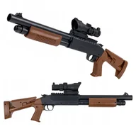 Zabawki militarne - Karabin Na Kulki Żelowe 7-8Mm Shotgun Strzelba Replika Imitacja Kz-522-1 - miniaturka - grafika 1