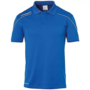 Uhlsport Polo Stream 22 męska koszulka polo niebieski niebieski/biały L 4051309792383 - Koszulki męskie - miniaturka - grafika 1