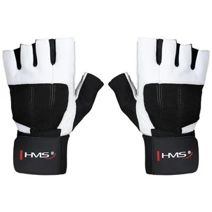 Rękawice treningowe HMS RST04 ( XL) Biało-czarny - Rękawice do ćwiczeń - miniaturka - grafika 1