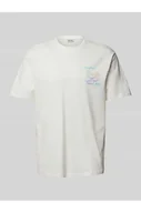 Koszulki męskie - T-shirt o kroju oversized z nadrukiem z logo - Only & Sons - miniaturka - grafika 1