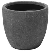 Donice - Doniczka 36 x 36 x 32 cm ciemnoszara KANNIA - miniaturka - grafika 1