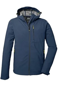 killtec Męska kurtka softshellowa/kurtka outdoorowa z kapturem KOS 259 MN SFTSHLL JCKT, ciemnoniebieska, 3XL, 41367-000 - Kurtki męskie - miniaturka - grafika 1