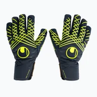 Piłka nożna - Rękawice bramkarskie uhlsport Prediction Absolutgrip HN navy/white/fluo yellow WYSYŁKA W 24H 30 DNI NA ZWROT - miniaturka - grafika 1