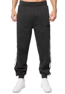 Spodenki męskie - Lonsdale VESINGTON męskie spodnie do biegania, normalny krój, Marl Anthra/Black/White, XXL, 117481 - grafika 1