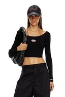 Dresy damskie - maglie donna diesel a14189 0dlax - m-vera ls 9xx - miniaturka - grafika 1