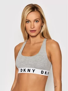 DKNY Biustonosz top DK4519 Szary - Biustonosze - miniaturka - grafika 1