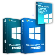 Oprogramowanie serwerowe - Microsoft Windows Server 2019 Standard (2 użytkownicy) + 2019 RDS User CAL (50 użytkowników) + 2019 RDS Device CAL (50 urządzeń) Business 19 - miniaturka - grafika 1