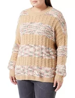 Swetry damskie - ALARY Damski sweter z dzianiny 15525007-AL01, miętowy, wielokolorowy, XL/XXL, Mięta dymna, wielokolorowa, XL-XXL - miniaturka - grafika 1
