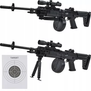 Karabin Na Kulki 6Mm Laser Pistolet Replika 75Cm - Zabawki militarne - miniaturka - grafika 1
