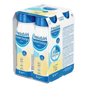 Fresubin Protein Energy Drink, preparat odżywczy, smak waniliowy, 4 x 200 ml - Żywienie medyczne - miniaturka - grafika 1