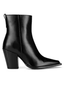 Botki damskie - Gino Rossi Botki ROSSI-116196 Czarny - miniaturka - grafika 1