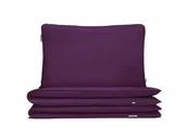 Pościel - pościel basic oberżyna 100x135 cm + 1x 60x40 cm - MUMLA - miniaturka - grafika 1