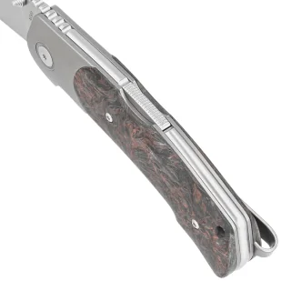 Nóż składany Viper Turn LE 103/300 Titanium/Dark Matter Copper Carbon Fiber, Bead Blasted M390 by Fabrizio Silvestrelli (V5986FCC) - Noże - miniaturka - grafika 4
