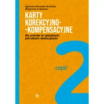 Karty korekcyjno-kompensacyjne Część 2 dla uczniów ze specjalnymi potrzebami edukacyjnymi Nowa - Pedagogika i dydaktyka - miniaturka - grafika 2