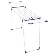 Suszarki na ubrania - Leifheit Classic Extendable 230 Solid, stal, biały, niebieski, One Size - miniaturka - grafika 1