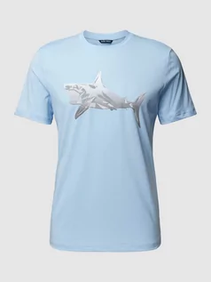 Koszulki męskie - T-shirt z nadrukowanym motywem - grafika 1