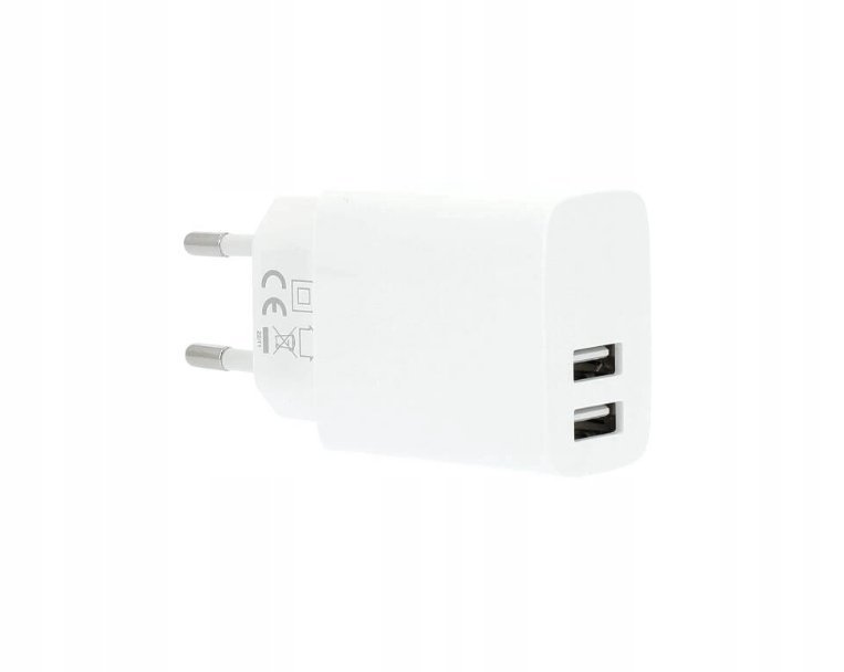 Ładowarka GEAR 220V 2xUSB-A 3,4A Biała