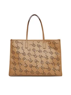 Tommy Hilfiger Torebka Th City AW0AW17501 Brązowy - Torebki damskie - miniaturka - grafika 1