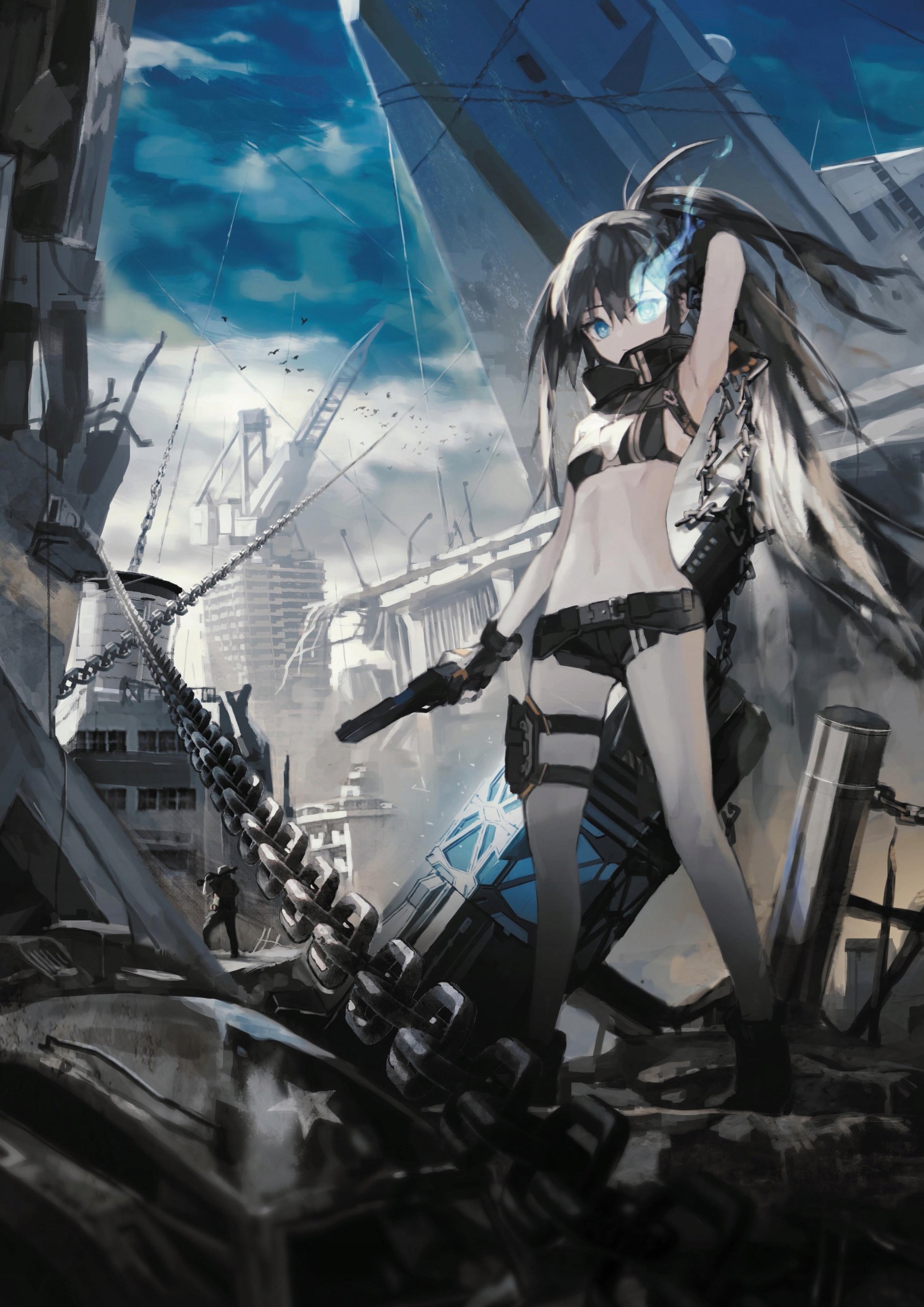 Plakat A1 anime manga Black Rock Shooter
