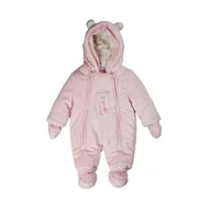 Kombinezony dla dzieci - Dziecięcy kombinezon „miś”, różowy, rozmiar 86 - miniaturka - grafika 1