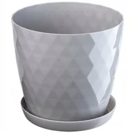 Donice - Doniczka Osłonka Z Podstawką Donica 20Cm 9X Kolor - miniaturka - grafika 1