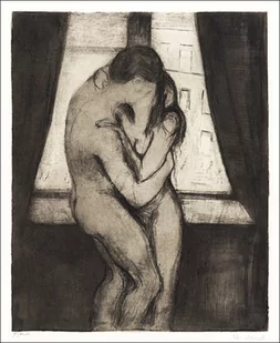 The Kiss (1895), Edvard Munch -  plakat Wymiar do wyboru: 29,7x42 cm - Plakaty - miniaturka - grafika 1
