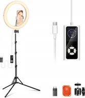 Wyposażenie ciemni fotograficznej - NEEWER RH12B Pro lampa pierścieniowa 12" 30W LED z akcesoriami - miniaturka - grafika 1