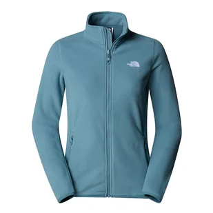 Bluza damska The North Face 100 Glacier Full-Zip Fleece 0A855O4221 - niebieska - Bluzy sportowe damskie - miniaturka - grafika 1