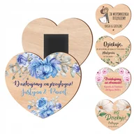 Magnesy - 10x PODZIĘKOWANIE dla gości MAGNES podziękowania na wesele komunię chrzest - miniaturka - grafika 1