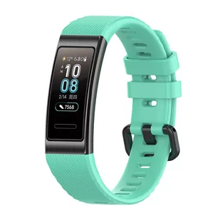 Pasek opaska silikonowa do Huawei Band 3 Pro/4 Pro "Turkusowy" - Akcesoria do smartwatchy - miniaturka - grafika 1