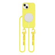 Etui i futerały do telefonów - Etui TECH-PROTECT MagNecklace MagSafe do Apple iPhone 13 Żółty - miniaturka - grafika 1
