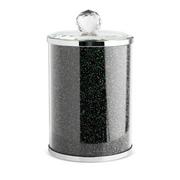 Koce - Pojemnik Ventosa 10x17 zielony czarny do przechowywania do przechowywania z kryształkami w stylu glamour - miniaturka - grafika 1
