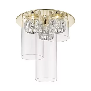 Zuma Line Gem LED lampa sufitowa 3-punktowa złota CC0389-03F-F7AC C0389-03F-F7AC - Lampy sufitowe - miniaturka - grafika 1