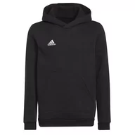 Bluzy dla dziewczynek - Bluza adidas Entrada 22 H57516 - czarna - miniaturka - grafika 1