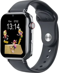 Manta Kevin SWK02BK Czarny - Smartwatch - miniaturka - grafika 1