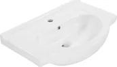 Umywalki - Umywalka Elior Romanza 2X wpuszczana w blat 65cm biała - miniaturka - grafika 1